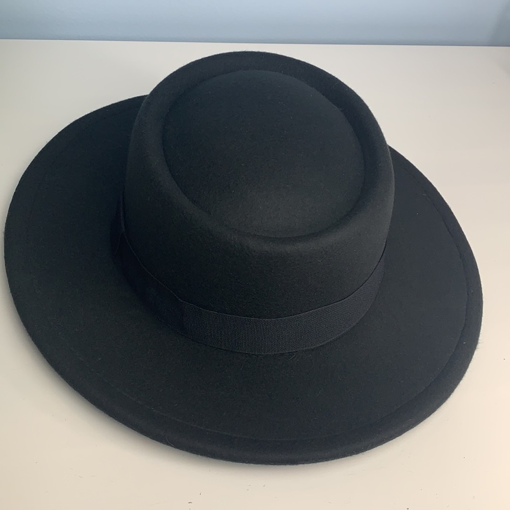 🔥LAST ONE! 🔥 Western Felted Gambler Hat With Hat Band - Picture 6 of 10